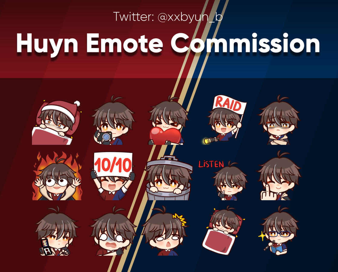 Emotes Set 2 (@xxbyun_b)