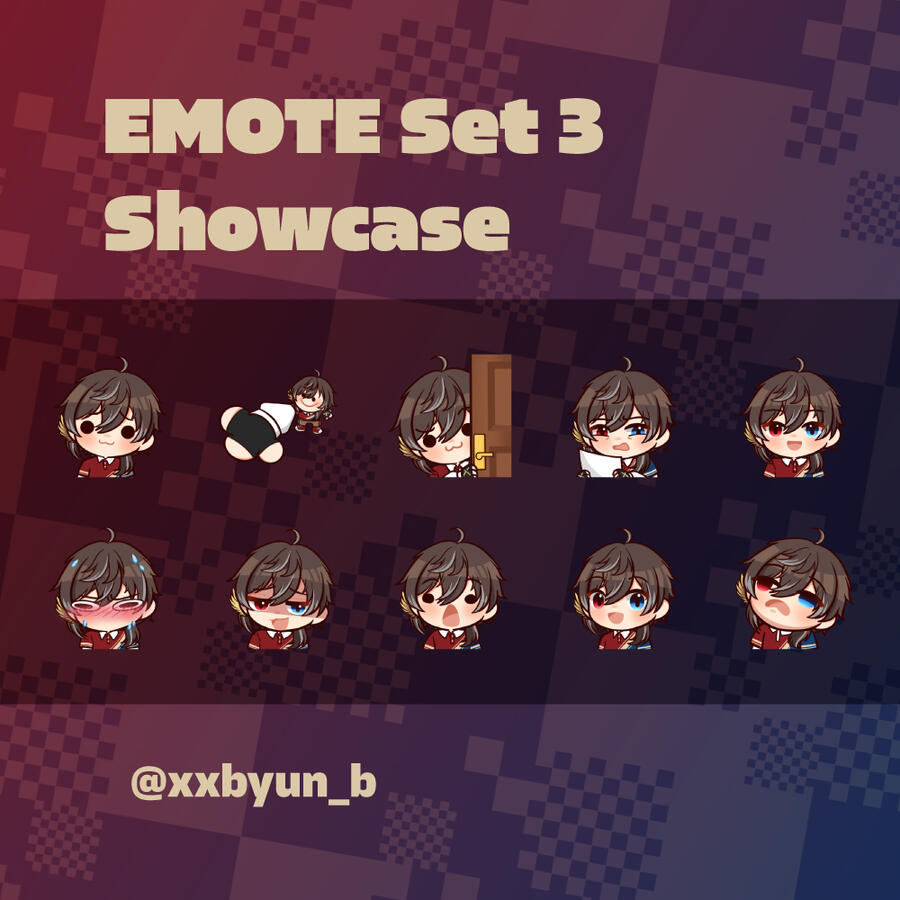 Emote Set 3 (@xxbyun_b)